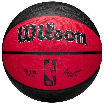 Wilson NBA Team City Edition Miami Heat WZ4024216XB basketball