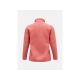 7. Peak Performance W Fleece Snap T Pink Sweatshirt
