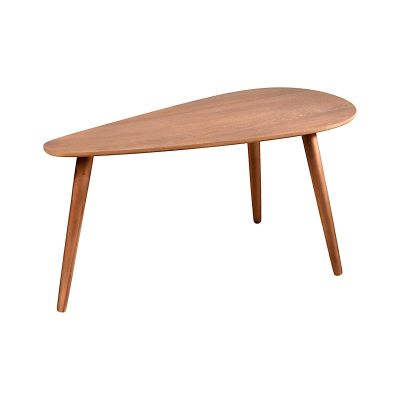 4. SET OF SIDE COFFEE TABLES FOR LIVING ROOM 2 PCS MDF WOOD