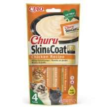 INABA Churu Skin&Coat Chicken - cat treat - 4x14 g