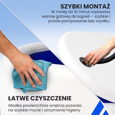 5. Extralink Ice Bath | Bathtub for swimming | 150x80x65cm