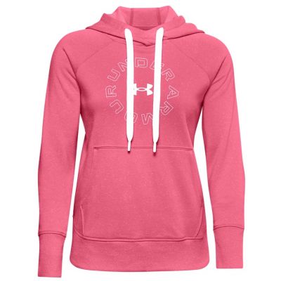 4. Under Armour Rival Fleece Metallic Hoodie W 1356323 668