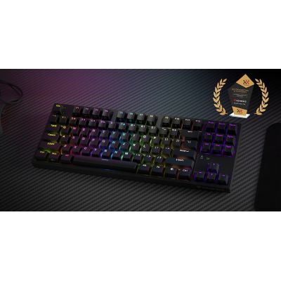 14. GENESIS Thor 404 TKL Keyboard Gaming USB QWERTY American International Black