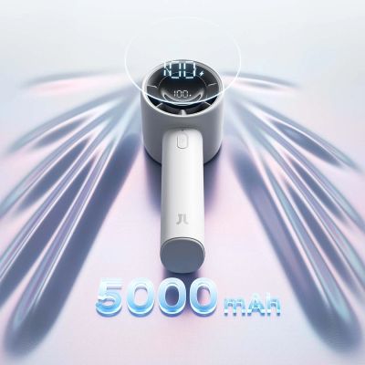 14. Jisulife Handheld Fan 10S 5000mAh Portable USB Fan - Gray