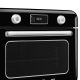 12. Smeg COF01BLEU Small Black Steam Oven Buttons, Rotary