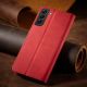 9. Magnet Fancy Case for Samsung Galaxy S23+ flip cover wallet stand red