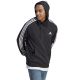 11. Adidas Essentials French Terry 3-Stripes Hoodie M IC0435
