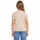 5. Girls' cotton T-shirt 4F 4FJWAW26TTSHF3528-83S