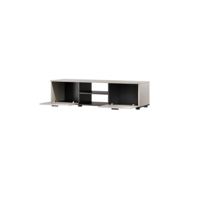2. TV cabinet SOHO 140x43x37 cashmere+black