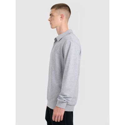 5. Men’s Regular-Fit Sweatshirt with Collar 4F 4FRAW25TSWSM2546-27M