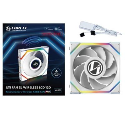 3. Computer Case Fan 12 cm White 1 pc.