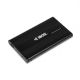 IBOX HD-01 EXTERNAL 2.5" USB 2.0 IEU2F01 housing (2.5"; USB 2.0; Aluminum; black)