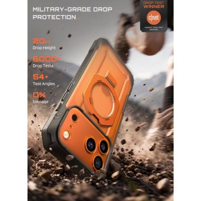 8. Supcase Grip Pro Mag MagSafe Case for iPhone 18 Pro Max / 17 Pro Max - Orange