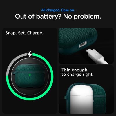 16. Spigen Urban Fit Case for AirPods 3 - Green