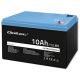 8. Qoltec 53713 LiFePO4 Lithium Iron Phosphate Battery | 12.8V | 10Ah | 128Wh | BMS