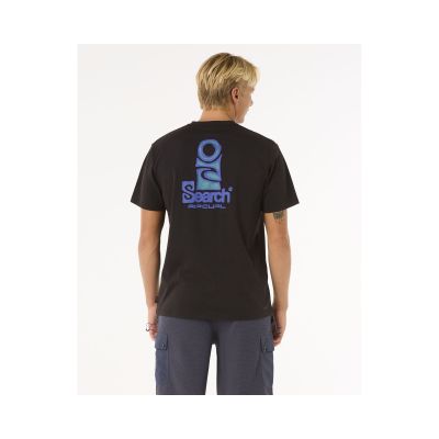 6. RIP CURL Vaporcool Search Stack Tee Black