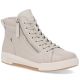Rieker W0164-60 comfortable beige women's leather ankle boots