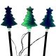 2. DECORATIVE LAMPS OUTDOOR PATH STICK 3 PCS CHRISTMAS TREE MIRROR