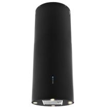 Cylindrical island hood AKPO WK-4 ISLA BALMERA BLACK (tube, mechanical control)