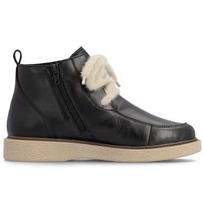 2. Women's leather ankle boots, black Rieker 71100-00