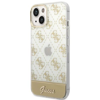 2. Guess GUHCP14MHG4MHG iPhone 14 Plus 6.7 "gold / gold hardcase 4G Pattern Script