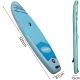 10. SET - 150KG INFLATABLE SUP BOARD ENERO 320x81x15CM