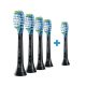 2. PHILIPS HX9045/88 Toothbrush Heads Set 4+1 Black