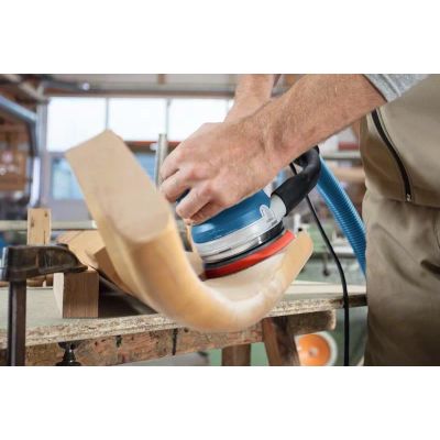 3. Bosch GET 55-125 Professional Random Orbital Sander 7800 RPM 15600 OPM Black, Blue 550 W