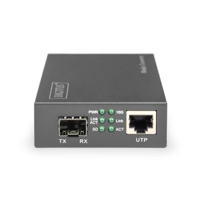 7. 10 Gigabit Mediaconverter RJ45/SFP supports 1G, 2.5G, 5G and 10G