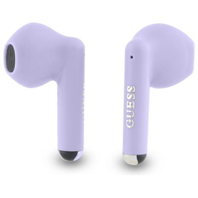 2. Guess Bluetooth headphones GUTWSJ14ESGU TWS + docking station purple/purple Printed Classic Logo