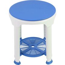 Swivel bathroom stool