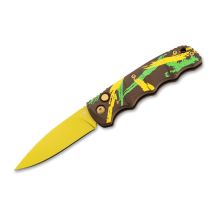 Böker Plus AKS 74 Dubai Chocolate Automatik D2 knife