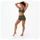 4. Women's Cropped Top ARMY GREEN COMBATWEAR | DBX Bushido
