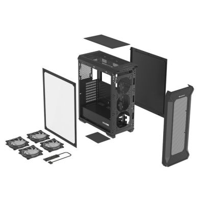 35. NATEC Genesis Irid 505 ARGB NPC-1518 Case (ATX, Micro ATX, Mini ITX; Black)
