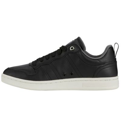4. K-Swiss Lozan Match Lux men's sports shoes leather sneakers black (04308-032-M)