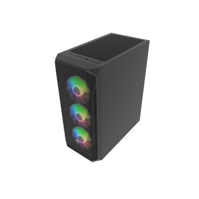 12. FURY COMPUTER CASE FURY SHOBO SH4F RGB MIDI WITH WINDOW BLACK