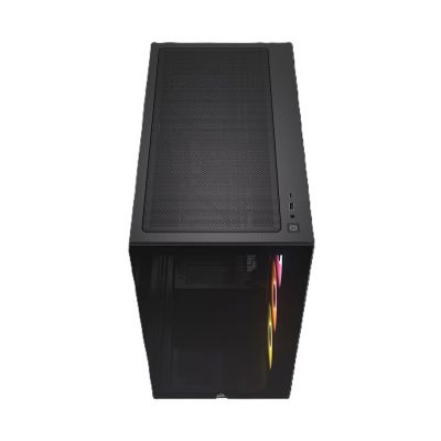 3. Corsair 2800X RS-R ARGB Panoramic Micro-ATX Case, Black