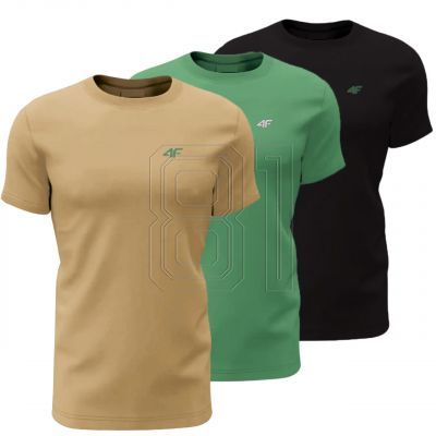 T-shirt 4F M3094 3pack M 4FWSS25TTSHM3094 92S