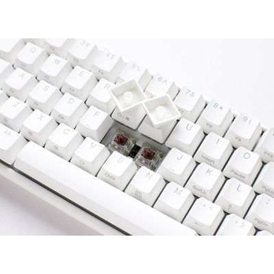 2. Ducky One 3 Mini Pure White Gaming Keyboard USB German White