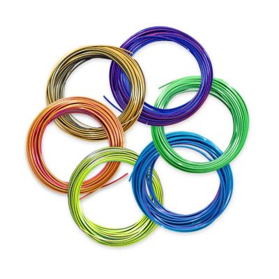 2. 3Doodler FLOW-TRIFILLS 3D Printing Materials Polylactic Acid (PLA) Black, Blue, Copper, Gold, Green, Purple, Red 260 g