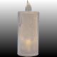 10. DECORATIVE CANDLE 12.5 CM TRANSPARENT WARM WHITE 1 LED