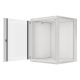 8. Lanberg WF01-6615-10S 15U Rack Wall-mounted Cabinet Gray