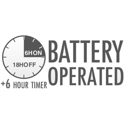 13. BATTERY-OPERATED WIRE LAMPS GARLAND 20 LED FLOWERS WARM WHITE