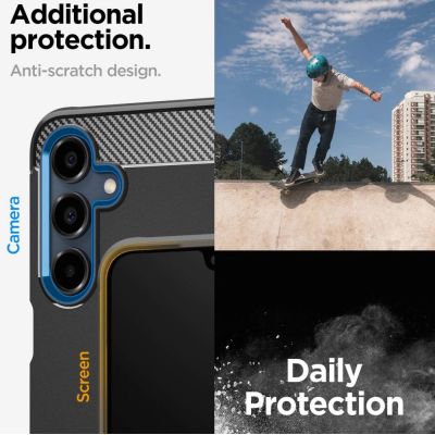 12. Spigen Rugged Armor Case for Samsung Galaxy A16 4G / 5G - Black