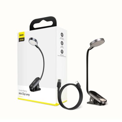 24. Baseus mini LED lamp with clip gray (DGRAD-0G)