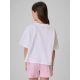 2. Girls' cotton T-shirt 4F 4FJRSS26TTSHF3983-11S