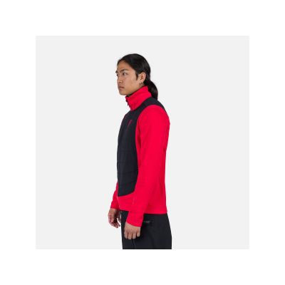 9. Rossignol Classique Hybrid Clim Fz sweatshirt red