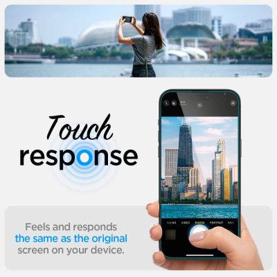 14. Spigen Glas.tR EZ Fit Tempered Glass for iPhone 14 Pro Max - 2 pcs.