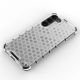 7. Honeycomb case for Samsung Galaxy S23+ armored hybrid cover transparent
