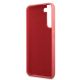 7. Guess GUHCS22MLSLMGFU S22+ S906 fuchsia/fuchsia hardcase Silicone Script Metal Logo